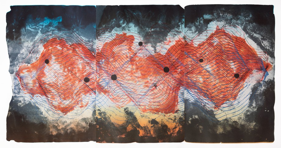 Nebula| litografia | 210×100 cm | 2015